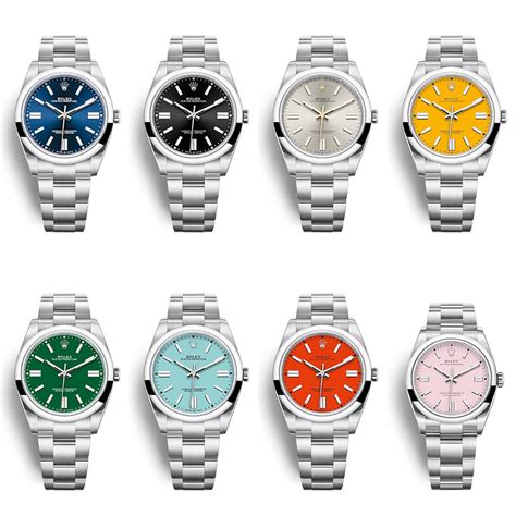 rolex colorful|rolex color chart.